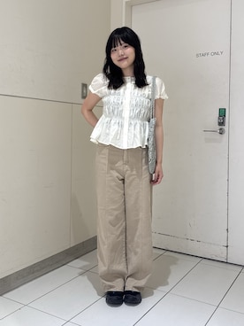 mashiroさん（レディース・159cm）の春コーディネート