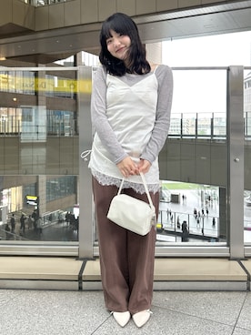 mashiroさん（レディース・159cm）の春コーディネート