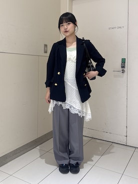 mashiroさん（レディース・159cm）の夏コーディネート