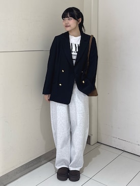 「FREE'S MART（フリーズマート）のアイテム（トップス）」を使った、mashiroさん（レディース・159cm）の春コーディネート