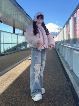 「GORGE（ゴージ）のアイテム」を使った、n528さん（レディース・150cm）の冬コーディネート