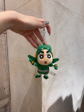 「LOWRYS FARM（ローリーズファーム）の【クレヨンしんちゃん】ぬいキーホルダー 826683/GOODS（キーホルダー、その他）」を使った、honon.さん（レディース）の夏コーディネート
