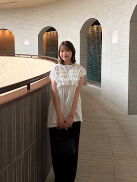 「forksy.（フォルクシー）のアイテム」を使った、Karinさん（レディース・160cm）の春コーディネート