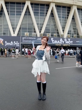 「アイテム（キャミソール）」を使った、kkccartsyさん（レディース・165cm）の冬コーディネート