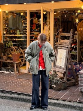 Uさん(レディース・167cm)の冬コーディネート