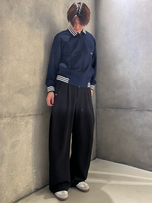 adidas オリジナルス トラックジャケット セットアップ ブラック アディダス Z.N.E. フルジップ フード付きトラックジャケット