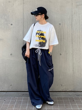 「link lot（リンクロット）のアイテム」を使った、コマリさん（レディース・161cm）の春コーディネート