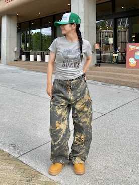 「link lot（リンクロット）のアイテム」を使った、コマリさん（レディース・161cm）の夏コーディネート
