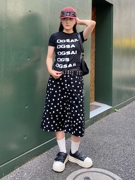 「link lot（リンクロット）のアイテム」を使った、コマリさん（レディース・161cm）の夏コーディネート
