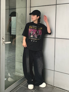 「link lot（リンクロット）のアイテム」を使った、コマリさん（レディース・161cm）の夏コーディネート