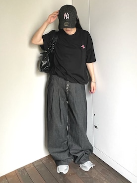「link lot（リンクロット）のアイテム」を使った、コマリさん（レディース・161cm）の夏コーディネート