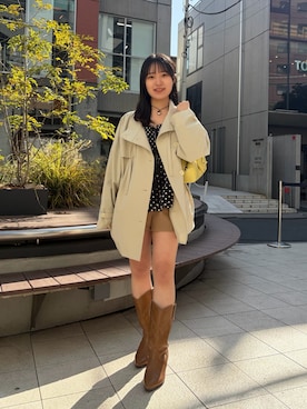 だみちゃん🦥  さん（レディース・153cm）の冬コーディネート