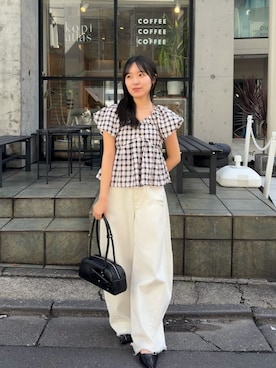 だみちゃん🦥  さん（レディース・153cm）の春コーディネート