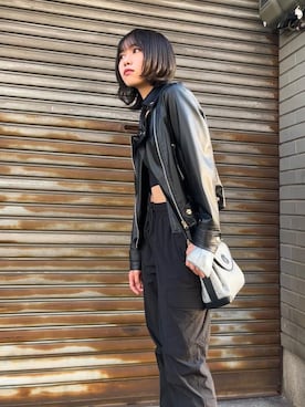 「TIGORA（ティゴラ）のアイテム」を使った、かほさん（レディース・157cm）の夏コーディネート