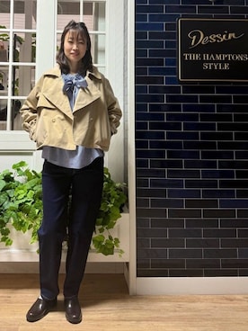 Junさん（レディース・170cm）の冬コーディネート