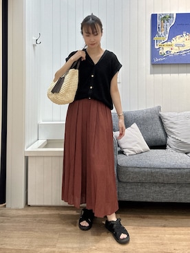 Junさん（レディース・170cm）の夏コーディネート