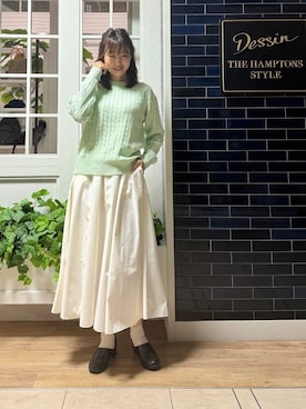Junさん（レディース・170cm）の冬コーディネート
