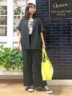 Junさん(レディース・170cm)の春コーディネート