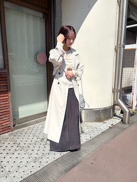 「PHILIPPE AUDIBERT（フィリップ オーディベール）のアイテム」を使った、ヒナノさん（レディース・147cm）の春コーディネート