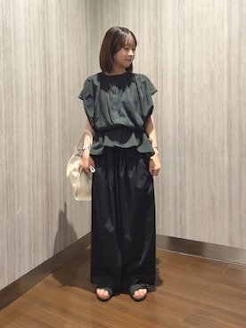 「かぐれ（カグレ）のアイテム」を使った、ひなのさん（レディース・147cm）の夏コーディネート