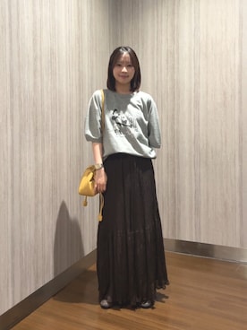 「RODE SKO（ロデスコ）のアイテム」を使った、ひなのさん（レディース・147cm）の夏コーディネート
