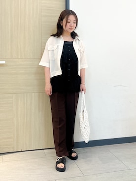 YOさん(レディース・157cm)の夏コーディネート
