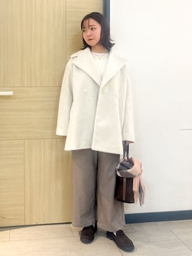YOさん(レディース・157cm)の冬コーディネート