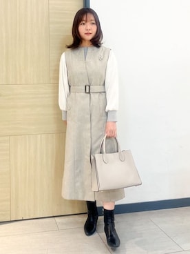YOさん(レディース・157cm)の冬コーディネート