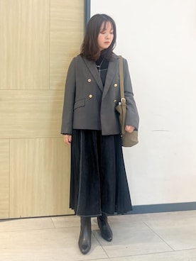 YOさん（レディース・157cm）の秋コーディネート