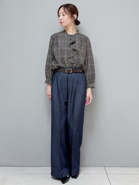 yさん（レディース・157cm）の秋コーディネート
