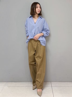 「THE SHOP TK （ザ ショップ ティーケー ）のアイテム」を使った、yさん（レディース・157cm）の春コーディネート