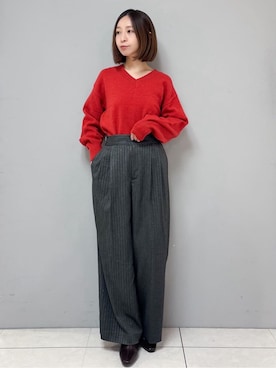 yさん(レディース・157cm)の冬コーディネート