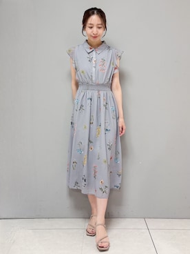 「index（インデックス）のアイテム」を使った、yさん（レディース・157cm）の夏コーディネート