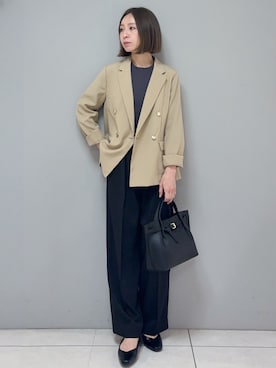 「index（インデックス）のアイテム（ジャケット/アウター）」を使った、yさん（レディース・157cm）の春コーディネート