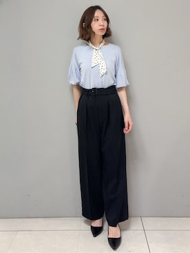 「THE SHOP TK （ザ ショップ ティーケー ）のアイテム」を使った、yさん（レディース・157cm）の春コーディネート