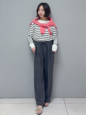 「COCUE（コキュ）のアイテム」を使った、yさん（レディース・157cm）の春コーディネート