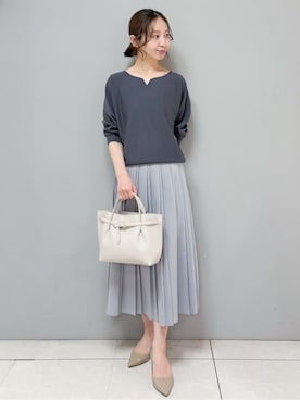 「THE SHOP TK （ザ ショップ ティーケー ）のアイテム」を使った、yさん（レディース・157cm）の春コーディネート