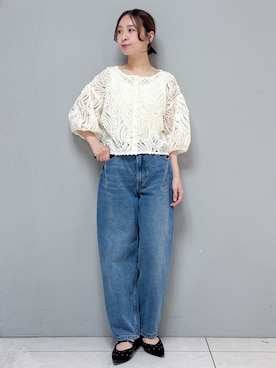 「OPAQUE.CLIP（オペークドットクリップ）のアイテム」を使った、yさん（レディース・157cm）の夏コーディネート