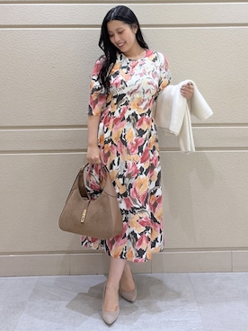 「COUP DE CHANCE（クードシャンス）のアイテム」を使った、Momokaさん（レディース・158cm）の秋コーディネート