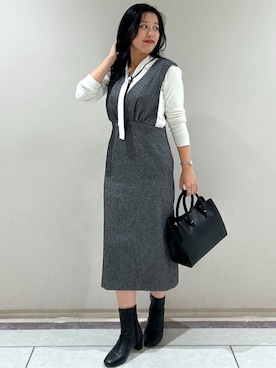 Momokaさん(レディース・158cm)の冬コーディネート