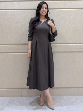 「COUP DE CHANCE（クードシャンス）のアイテム」を使った、Momokaさん（レディース・158cm）の秋コーディネート