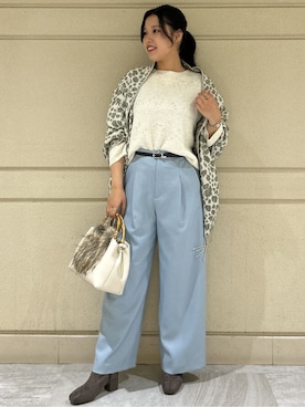 「COUP DE CHANCE（クードシャンス）のアイテム」を使った、Momokaさん（レディース・158cm）の秋コーディネート