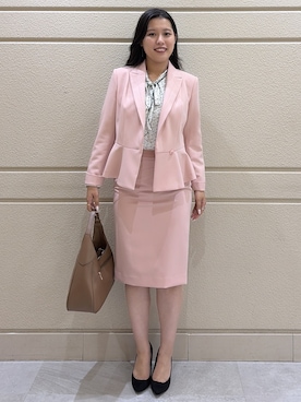 「COUP DE CHANCE（クードシャンス）のアイテム（シャツ/ブラウス）」を使った、Momokaさん（レディース・158cm）の夏コーディネート