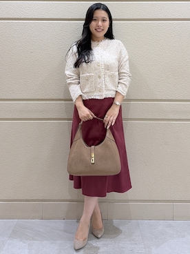 「COUP DE CHANCE（クードシャンス）のアイテム」を使った、Momokaさん（レディース・158cm）の秋コーディネート