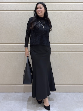 「COUP DE CHANCE（クードシャンス）のアイテム」を使った、Momokaさん（レディース・158cm）の秋コーディネート