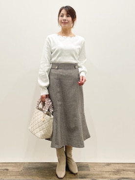 Asukaさん（レディース・149cm）の冬コーディネート