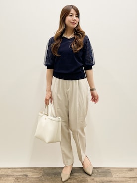 「index（インデックス）のアイテム」を使った、Asukaさん（レディース・149cm）の春コーディネート