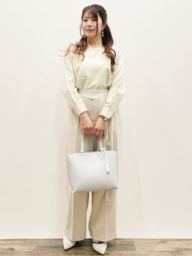 「OPAQUE.CLIP（オペークドットクリップ）のアイテム」を使った、Asukaさん（レディース・149cm）の春コーディネート