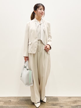 「index（インデックス）のアイテム」を使った、Asukaさん（レディース・149cm）の春コーディネート