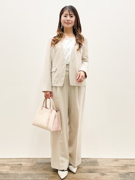 「index（インデックス）のアイテム」を使った、Asukaさん（レディース・149cm）の春コーディネート